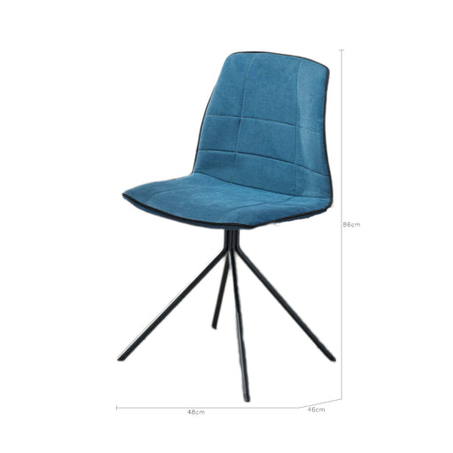 Howard Bayne 藍色造型餐椅 - LaDyKimsa