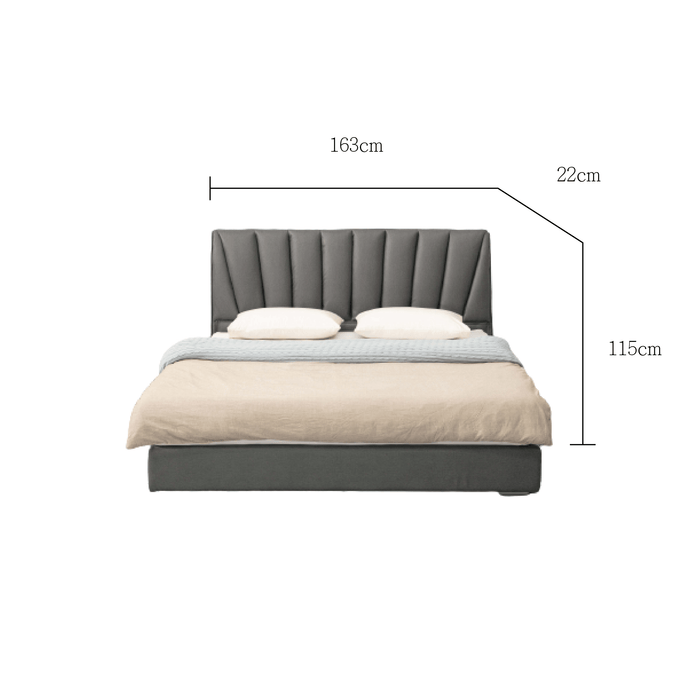 Mahmoud 茂茂 深灰 設計款床架 - LaDyKimsa