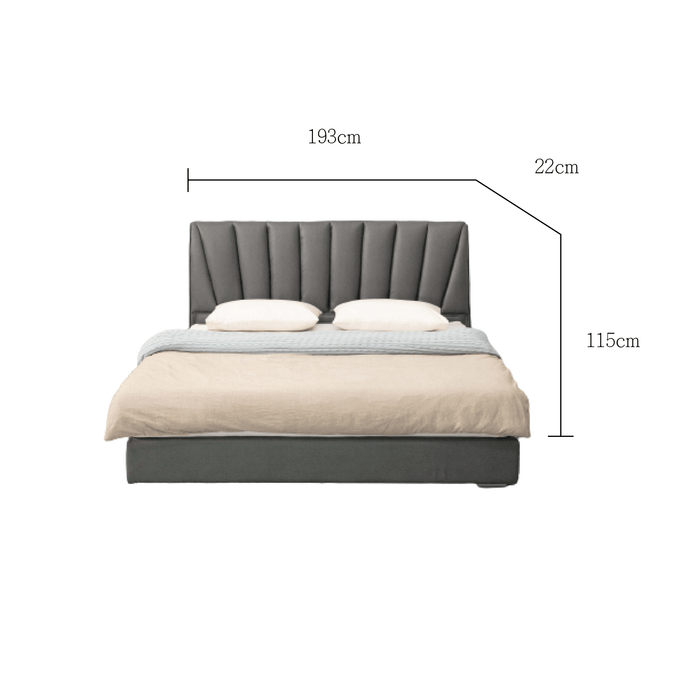 Mahmoud 茂茂 深灰 設計款床架 - LaDyKimsa