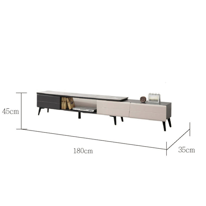 Jay Arnette 180cm-270cm 伸縮岩板電視櫃 - LaDyKimsa